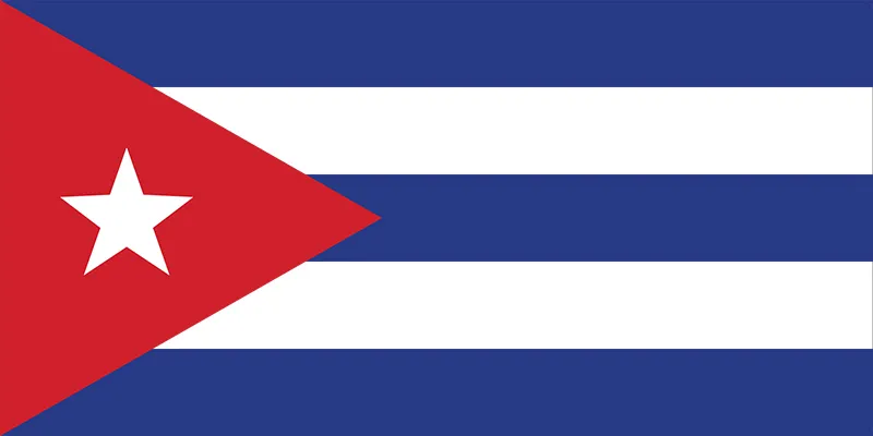 International Driving License in Cuba 2 Flag Cuba international driving permit