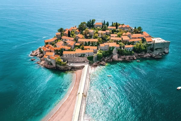 International Driving License in Montenegro 27 sveti stefan island sunset international driving permit